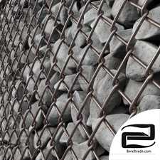 Gabion cage rock stone n2