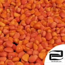 Gravel low decorative orange n2