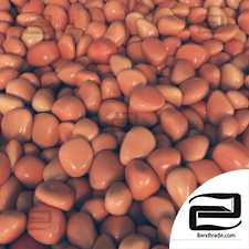 Gravel low orange decorative form n1