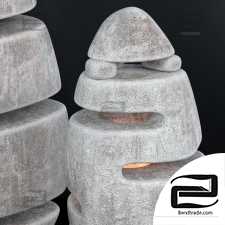 Light stone n5 / Stone lamp No. 5