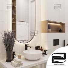 White Bathroom CGBandit com