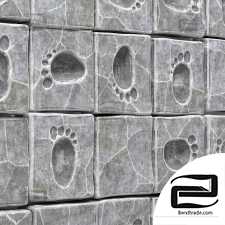 Panel stone imprint leg n1