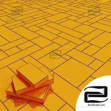 Paving rectangle long tile n2