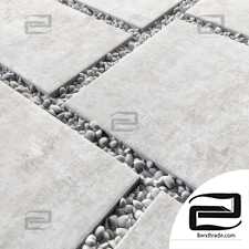 Paving tile pebble n9