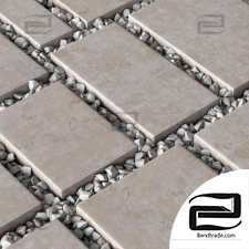 Paving tile pebble n12