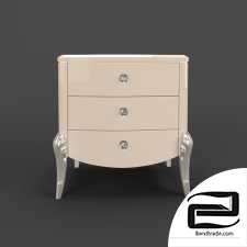 Fratelli Barri ROMA bedside table 3D Model id 9544