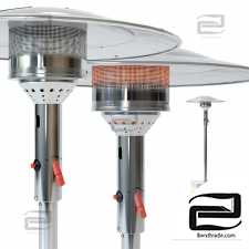 Street infrared gas heater