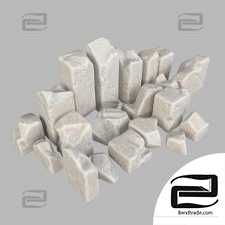 Stone block smooth decor n2