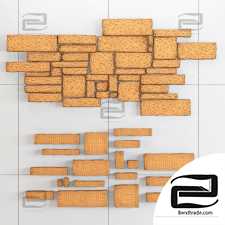 Stone panel brick n2