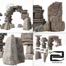 Stone rock desert constraction n1