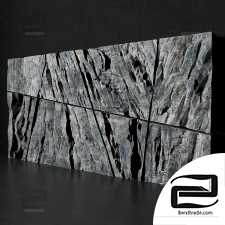 Stone rock wall splinter slab n1