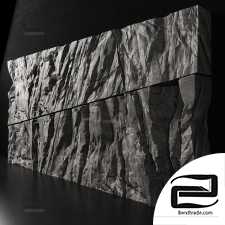 Stone rock wall splinter slab n2