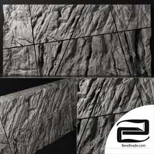 Stone rock wall splinter slab n2