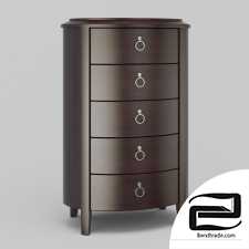 Chest of drawers high Fratelli Barri 3D Model id 9607