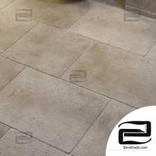 Sandstone floor coverings