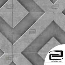 Wall  decor concrete tile line Big n2