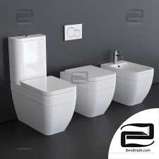 Toilet and Bidet Scarabeo Ceramiche Next