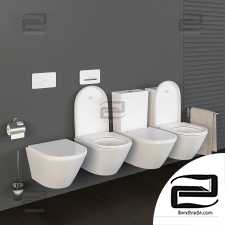 Toilet and bidet Villeroy & Boch Vivia