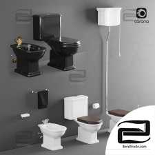 Toilet and bidet Segamisa Flaminia Efi