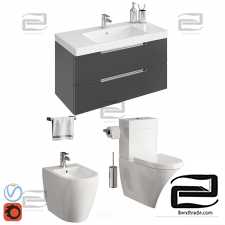 Toilet and bidet Villeroy&Boch Subway 2.0