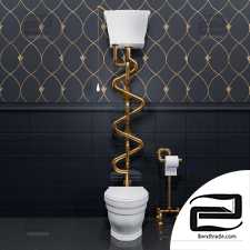 Toilet and bidet loft