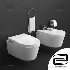 Toilet and bidet Roca Inspira Wellness