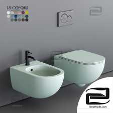 Hanging Toilet Bowl Nic Design Pin