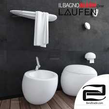 Toilet and bidet Laufen Il Bagno Alessi One