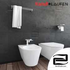 Toilet and bidet KARTELL LAUFEN