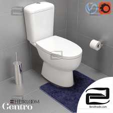 Toilet and bidet Centro Close Coupled