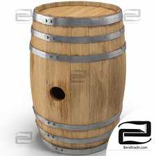 Wooden Barrel Exterior