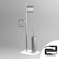 Combined stand for toilet 3D Model id 9781