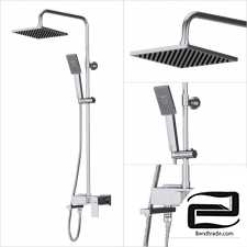 Shower set with mixer A17701