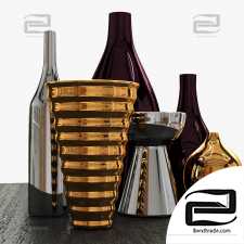 Modern glass vases