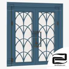 The door is Modern double-leaf classic.