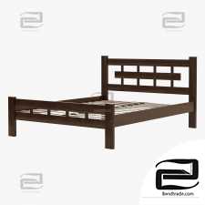 Bed with orthopedic base