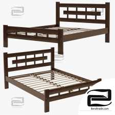 Bed with orthopedic base