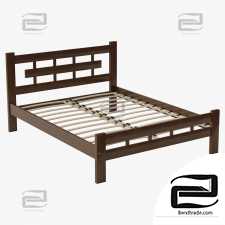 Bed with orthopedic base