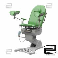 Gynecological chair Clear