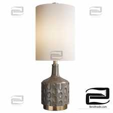 Darrin grey table lamp