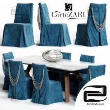 Table and chair Table and chair Corte ZARI KARIS and SOHO