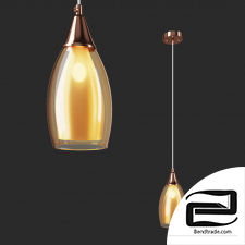 Eurosvet 50085/1 gold Cosmic pendant light