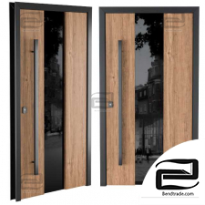 Wooden and Glass doors