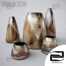 Vases Vases Woodfired conic collection