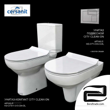 Toilet and bidet CITY Cersanit