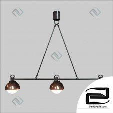 Hanging lamp 3 ARC ISLAND pendant lamp