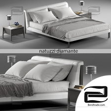 Beds Bed Natuzzi Diamante