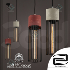 Pendant light Cement Droplight Pendant Light cylinder chandelier