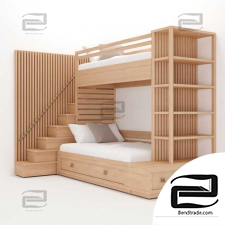 Children's bed Bunk bed