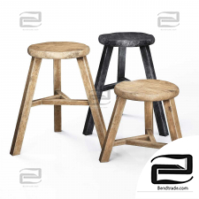 Wooden stool